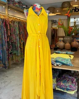 Vestido Longo Chita Flores